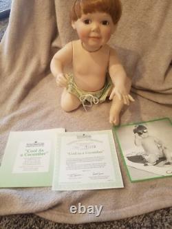 Ashton Drake hand crafted Cool as a Cucumber Barely Yours COA #1905FA retired
