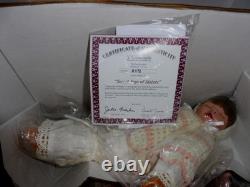 Ashton Drake/julie Fischer Vinyl & Cloth Sweet Joys Of Sisters Nib With Coa