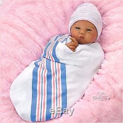 Ashton Drake lifelike Girl Love At First Sight Baby Doll Weighted Rooted Hair