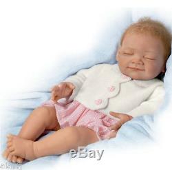 Ashton Drake lifelike baby Night Night Gracie Posable Doll Weighted