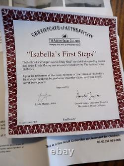 Ashton Drake/linda Murray Isabella's First Steps Interactive Walking Baby