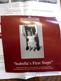 Ashton Drake/linda Murray Isabella's First Steps Interactive Walking Baby