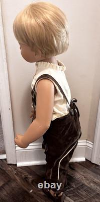 Ashton Drake/monika Peter Leicht 32 Inch Vinyl Bavarian Doll Luis Blonde