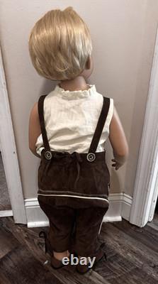 Ashton Drake/monika Peter Leicht 32 Inch Vinyl Bavarian Doll Luis Blonde