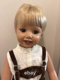 Ashton Drake/monika Peter Leicht 32 Inch Vinyl Bavarian Doll Luis Blonde