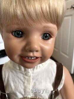 Ashton Drake/monika Peter Leicht 32 Inch Vinyl Bavarian Doll Luis Blonde