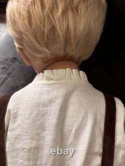 Ashton Drake/monika Peter Leicht 32 Inch Vinyl Bavarian Doll Luis Blonde