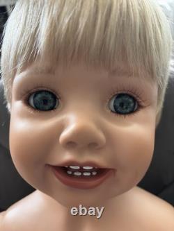 Ashton Drake/monika Peter Leicht 32 Inch Vinyl Bavarian Doll Luis Blonde