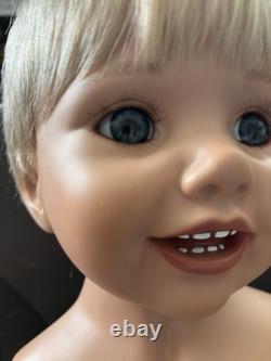 Ashton Drake/monika Peter Leicht 32 Inch Vinyl Bavarian Doll Luis Blonde