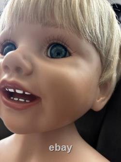 Ashton Drake/monika Peter Leicht 32 Inch Vinyl Bavarian Doll Luis Blonde