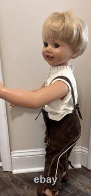 Ashton Drake/monika Peter Leicht 32 Inch Vinyl Bavarian Doll Luis Blonde