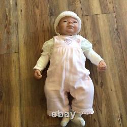 Ashton Drake partial Silicone baby fully clothed. Carter's outfit, socks, hat