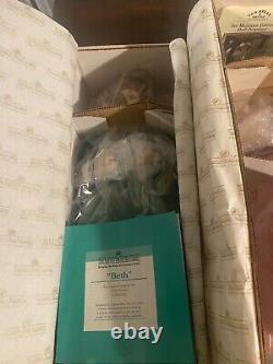 Ashton Drake porcelain Little Women dolls - still in boxes - never used