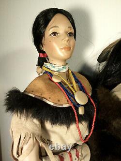 Ashton Drake porcelain collection Native American. Artist Judy Belle. 1995