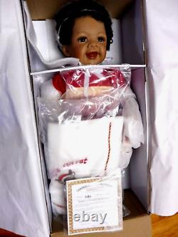 Ashton Drake/waltraud Hanl Signature Edition Doll Baby's First Christmas Nib