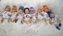 Ashton-drake Disney Snow White & The Seven Dwarf Miniature Doll Collection