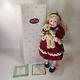 Ashton-drake Galleries 1998 Holly Christmas Doll Porcelain Certificate & Stand