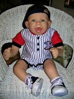 Ashton-drake? Michael? Little Yankee Player? Lifelike Baby Doll? By Bonnie Chyle