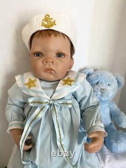 Ashton drake So Truly Real anchors away Andrew baby boy doll, 2 Out Fits