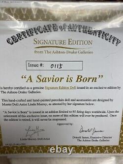 Ashton drake doll A Savior Is Born Artist Linda Murray Signature Edition#0115