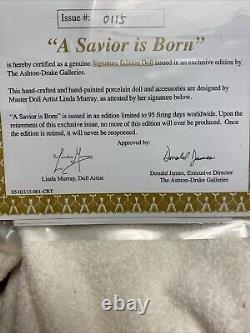 Ashton drake doll A Savior Is Born Artist Linda Murray Signature Edition#0115