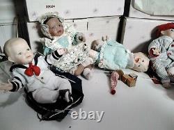 Ashton-drake galleries porcelain doll with box set of 8