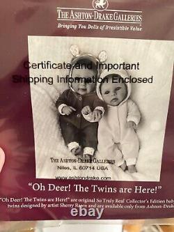 Ashton drake reborn Oh Deer Twins