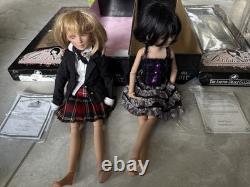 Authentic The Ashton-Drake Galleries- Delilah Noir Dolls w Box 2 Dolls total