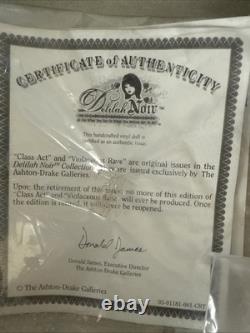 Authentic The Ashton-Drake Galleries- Delilah Noir Dolls w Box 2 Dolls total