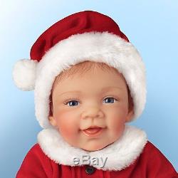 Avery's First Christmas 21'' Realistic Baby Girl Doll by Ashton Drake