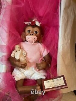 BFS! Ashton Drake Coco So Truly Real Newborn Monkey Linda Murray Doll (AL710CC)