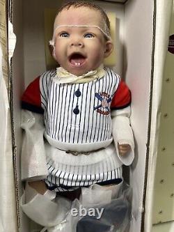 BNIB Ashton Drake 18in Michael The Little Slugger Baby Doll #92015