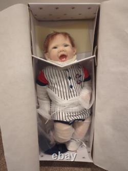 BNIB Ashton Drake 18in Michael The Little Slugger Baby Doll #92015 Brand New
