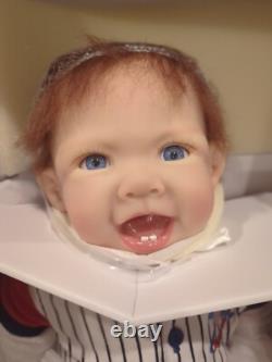 BNIB Ashton Drake 18in Michael The Little Slugger Baby Doll #92015 Brand New