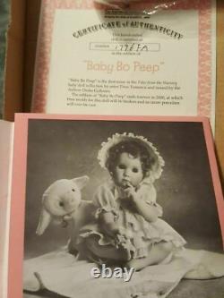 Baby Bo Peep NEW Fairy Tales with Lamb and Blanket Porcelain Doll Ashton Drake