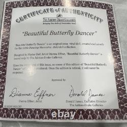 Beautiful Butterfly Dancer Vinyl Doll By Diana Efner 12 Ashton Drake Rare
