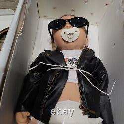 Biker Baby Doll Ashton-Drake Galleries Joey, Born To Ride Beauty Pig Harley Hog