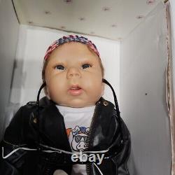 Biker Baby Doll Ashton-Drake Galleries Joey, Born To Ride Beauty Pig Harley Hog