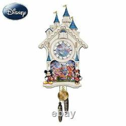 Bradford Exchange Disney Character Cuckoo Clock Happiest of Times New