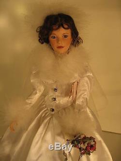 Bride Doll, Porcelain, Winter Romance by Sandra Bilotto 1996