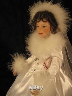 Bride Doll, Porcelain, Winter Romance by Sandra Bilotto 1996