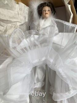 Bride Doll, Porcelain, Winter Romance by Sandra Bilotto 1996 NIB