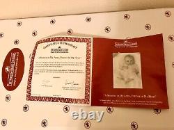 COA Signed Linda Murray Ashton Drake Baby Girl Doll Truly Real Lifelike poseable