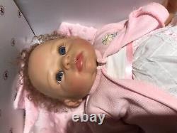 COA Signed Linda Murray Ashton Drake Baby Girl Doll Truly Real Lifelike poseable