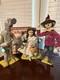 COLLECTORS 3 Porc DOLLs DOROTHY, Tin Man, Scarecrow Ashton Drake Gall Free Shipp