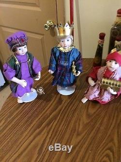 Complete Ashton-drake Nativity Doll Set