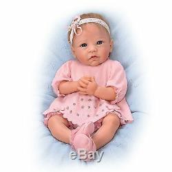 Claire 18 Inch Realistic Silicone Baby Girl Doll from Ashton Drake New