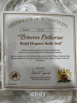 Collectible Doll Bride Catherine Kate Middleton New COA #1272