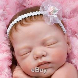 Collectible Premiere Reborn Baby Girl Doll Lifelike Newborn Handmade 12'