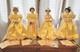 Collection of all 4 Ashton Drake Galleries 1900s Wedding Dress porcelain dolls